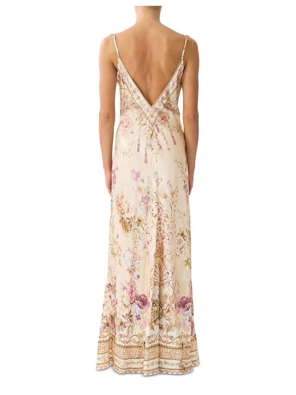 Camilla Floral Lace-Trim Slip Dress - Picture 2 of 6
